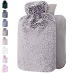 Hot Water Bottle Plush Cover Long-Lasting Heat Retention