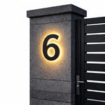House Number Sign LED Backlit IP68 Waterproofing