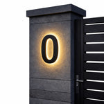 House Number Sign LED Backlit IP68 Waterproofing