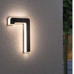 House Number Solar-Powered LED Automatic Dusk Sensor Weather-Resistant