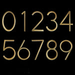 House Number Zinc Alloy Rust-Resistant 5 Inch