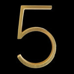 House Number Zinc Alloy Rust-Resistant 5 Inch