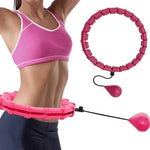 Hula Hoop Weighted 360° Massage Adjustable 24–32 Sections