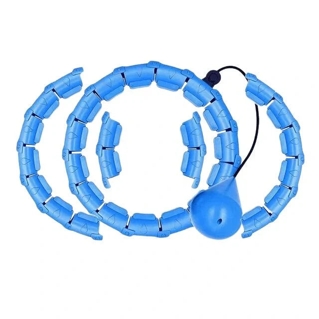 Hula Hoop Weighted 360° Massage Adjustable 24–32 Sections