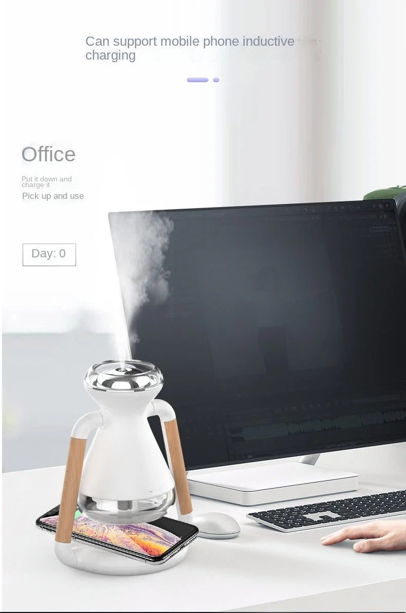 Humidifier Wireless Phone Charging Fine Mist