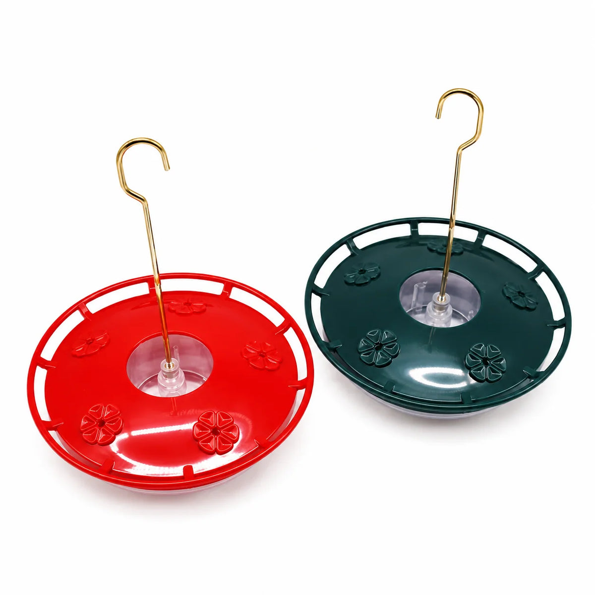 Hummingbird Feeder Built-In Ant Moat Five Feeding Ports 10.58 Oz Capacity