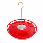 Hummingbird Feeder Built-In Ant Moat Five Feeding Ports 10.58 Oz Capacity