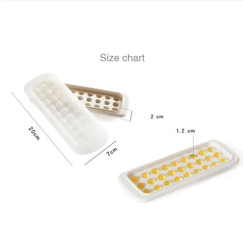 Ice Ball Mold 27-Grid Easy-Release Reusable