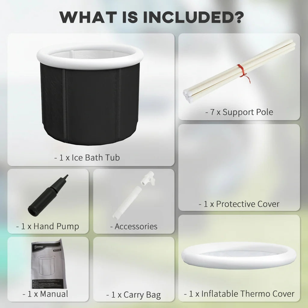 Ice Bath Tub Portable 79-Gallon Double Insulated