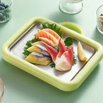 Ice Cream Maker Tray Stainless Steel No Electricity Required