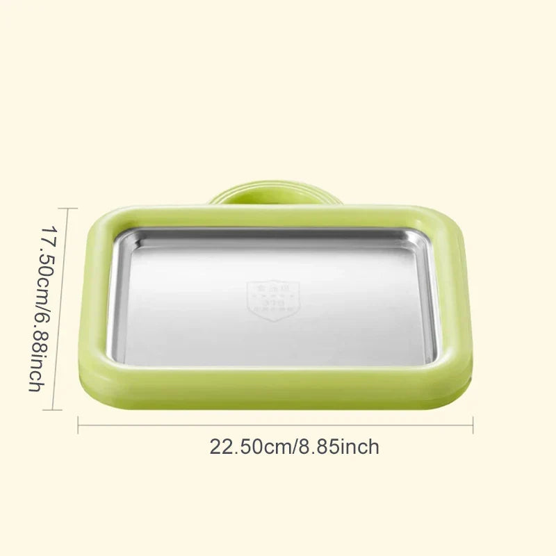 Ice Cream Maker Tray Stainless Steel No Electricity Required