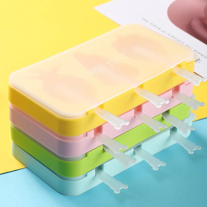 Ice Cream Mold Non-Stick Silicone Dishwasher-Safe