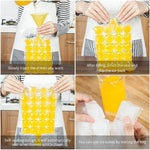 Ice Cube Bags Self-Sealing 24 Compartments Food-Grade PE