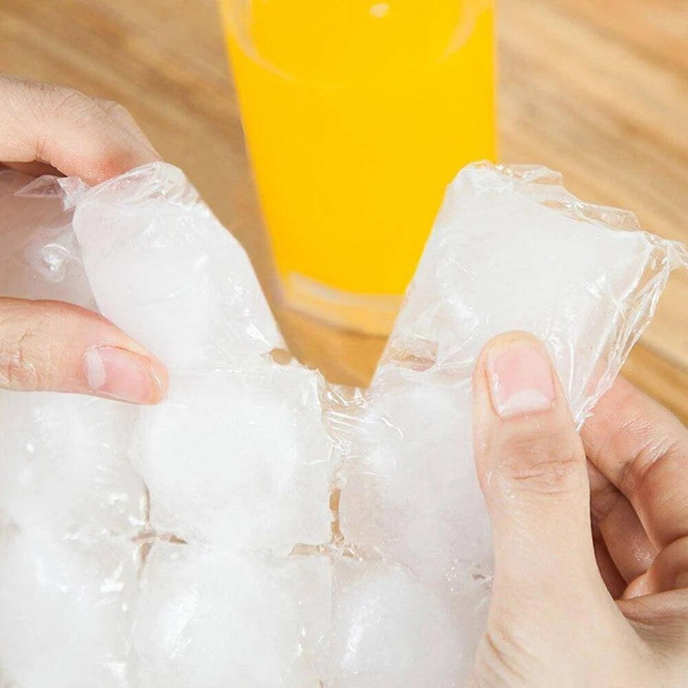 Ice Cube Bags Self-Sealing 24 Compartments Food-Grade PE