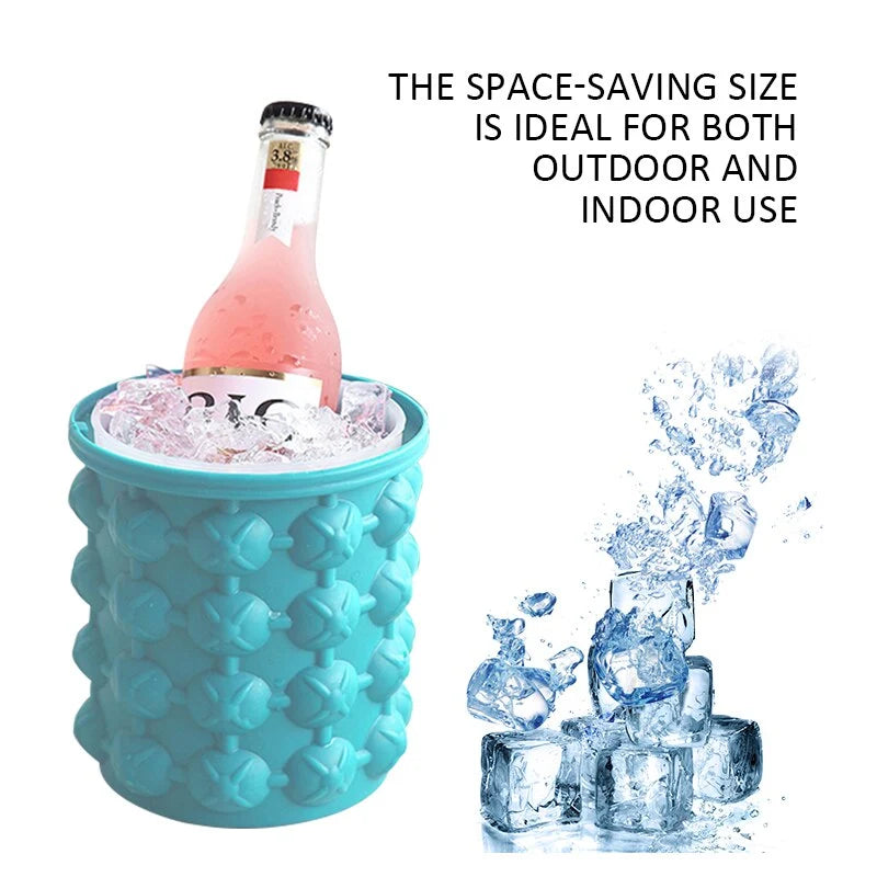 Ice Cube Maker Airtight Lid & Scoop