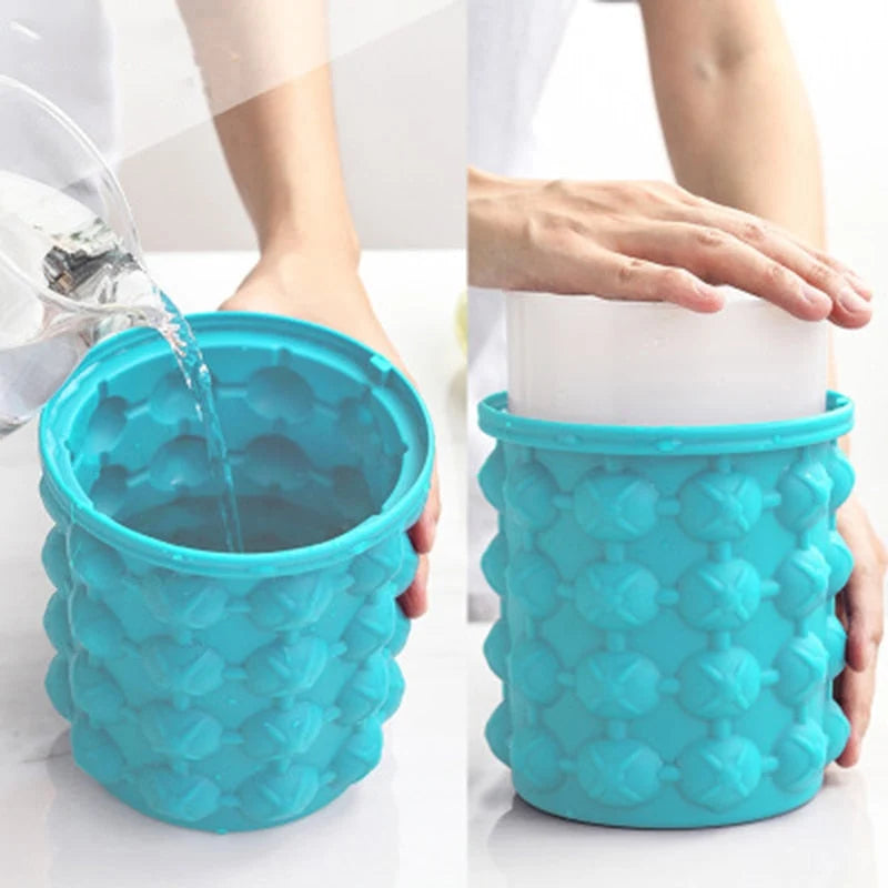 Ice Cube Maker Airtight Lid & Scoop