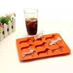Ice Cube Mold Puppy-Shaped Food-Grade Silicone