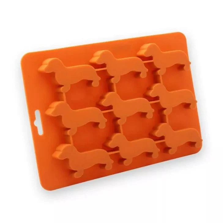Ice Cube Mold Puppy-Shaped Food-Grade Silicone