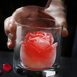 Ice Cube Mold Rose-Shaped Food-Grade Silicone Oven-Safe