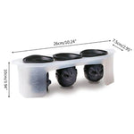 Ice Cube Mold Skull-Shaped Silicone With Lid