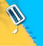 Ice Cube Tray Foldable 18-Grid Pouring Pitcher