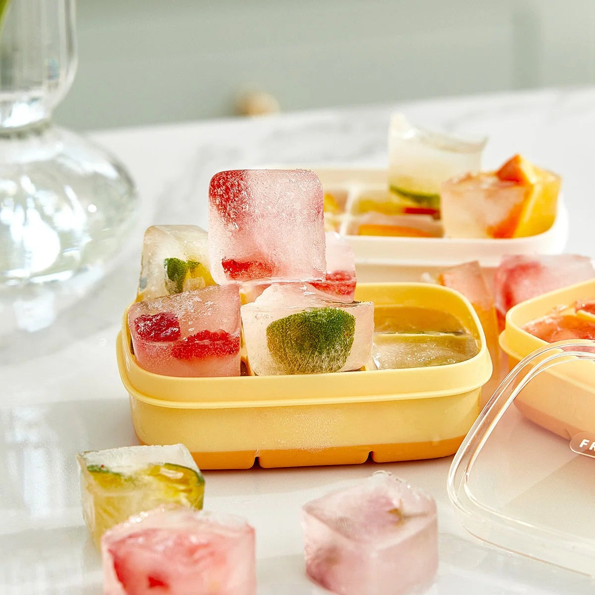 Ice Cube Tray Mini Grid Cubes