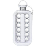 Ice Mold Bottle Leak-Free 17 Hockey Puck Ice Cubes