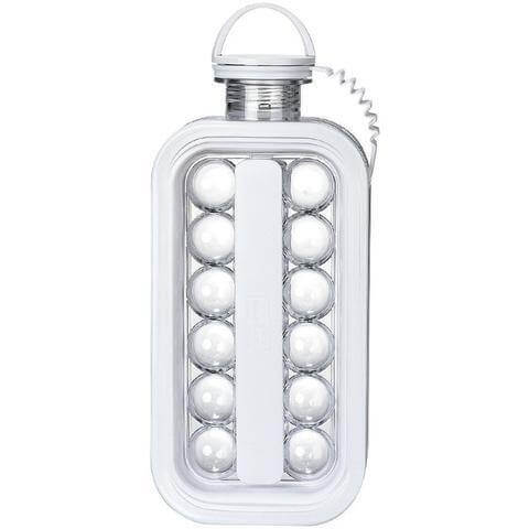 Ice Mold Bottle Leak-Free 17 Hockey Puck Ice Cubes