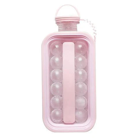 Ice Mold Bottle Leak-Free 17 Hockey Puck Ice Cubes