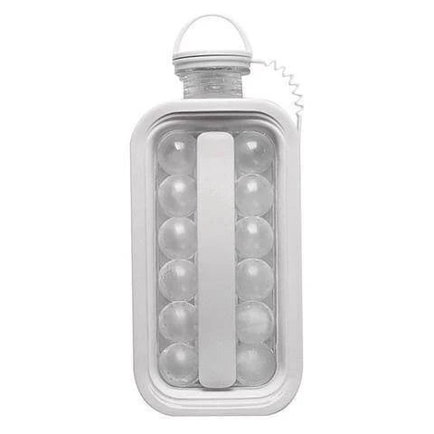 Ice Mold Bottle Leak-Free 17 Hockey Puck Ice Cubes