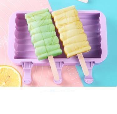 Ice Pop Mold Silicone Nonstick Set of 3 BPA-Free