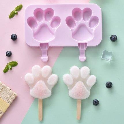 Ice Pop Mold Silicone Nonstick Set of 3 BPA-Free
