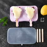 Ice Pop Mold Silicone Nonstick Set of 3 BPA-Free