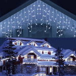 Icicle String Lights Twinkling Strobe Connectable Waterproof