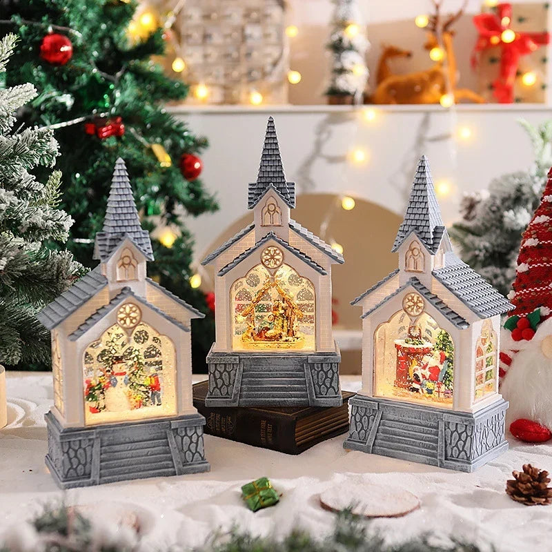 Illuminated Christmas Decoration Warm Integrated Lighting Durable Construction