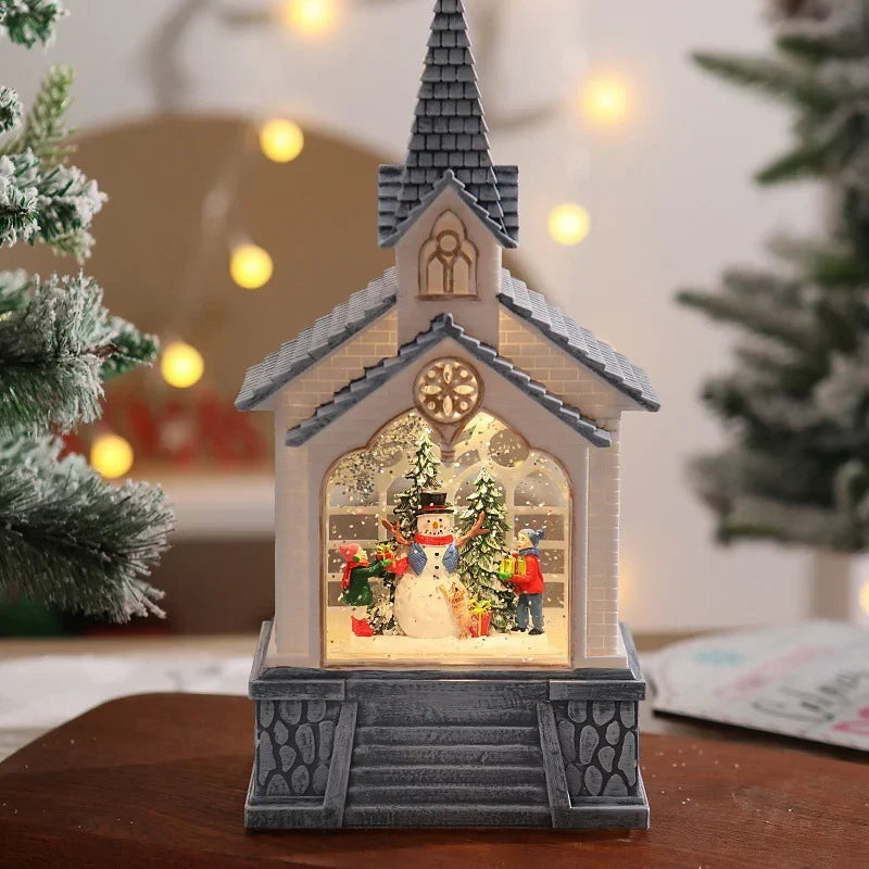 Illuminated Christmas Decoration Warm Integrated Lighting Durable Construction