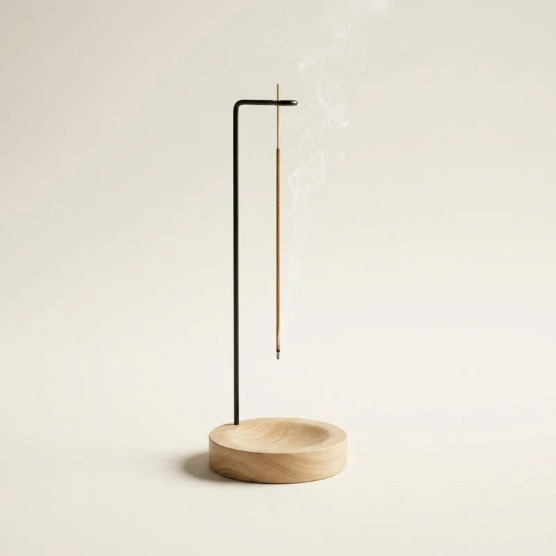 Incense Holder Hanging Wooden Space-Saving Design