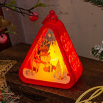 Indoor Lantern House-Shaped Soft LED Festive Imagery
