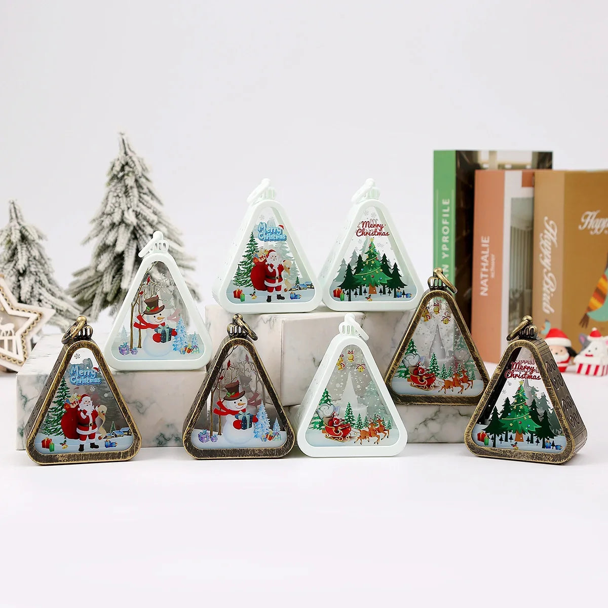 Indoor Lantern House-Shaped Soft LED Festive Imagery