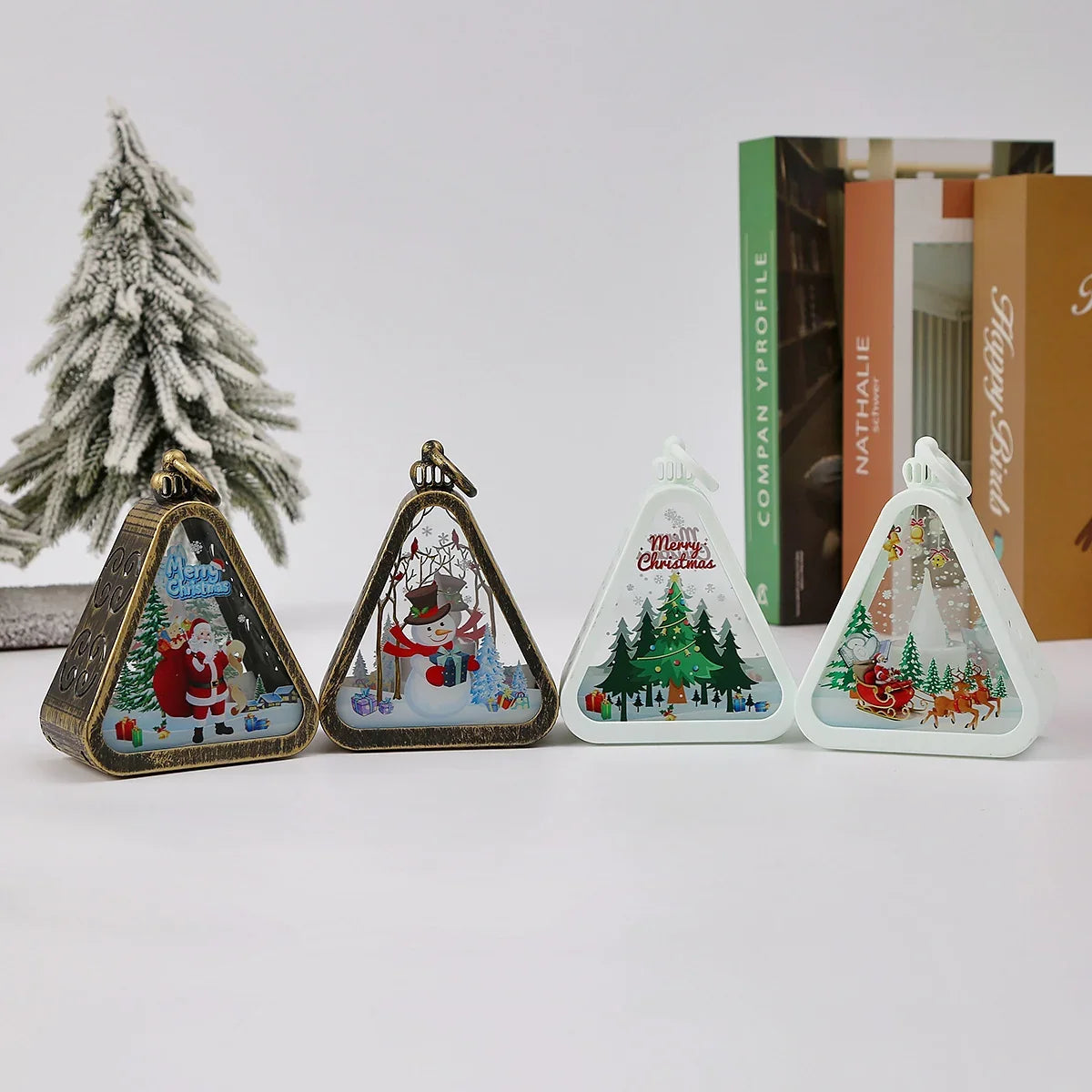 Indoor Lantern House-Shaped Soft LED Festive Imagery