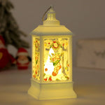 Indoor Lantern Santa Graphic Lightweight & Durable