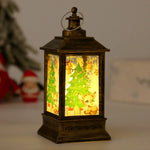 Indoor Lantern Santa Graphic Lightweight & Durable