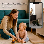 Indoor Security Camera 1080p Night Vision Motion Detection