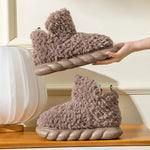 Indoor Slippers Memory Foam Plush Lining Non-Slip Sole