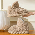Indoor Slippers Memory Foam Plush Lining Non-Slip Sole