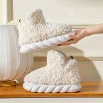 Indoor Slippers Memory Foam Plush Lining Non-Slip Sole