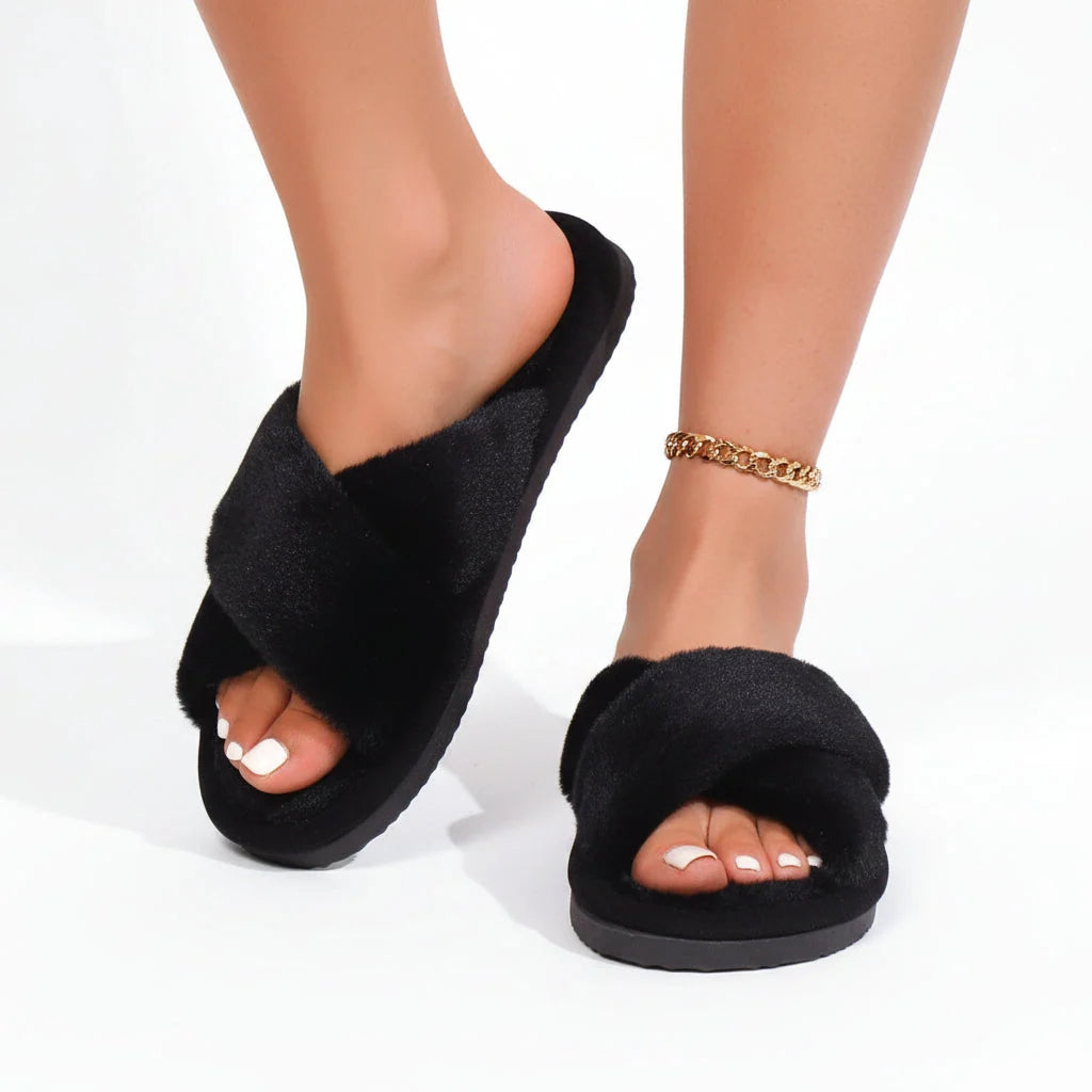 Indoor Slippers Orthopedic Arch Support Cushioned Sole Roomy Toe Box