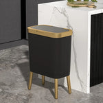 Indoor Waste Bin 15L Sealed Flip Lid Slim Profile