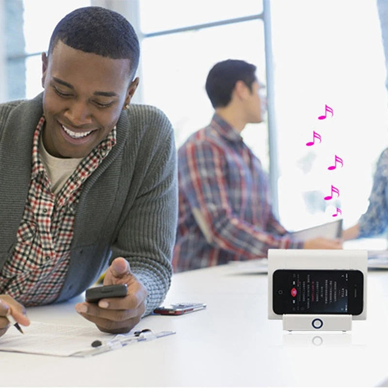Induction Speaker Phone Amplifier Rechargeable with AUX Input