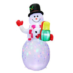 Inflatable Decoration Self-Inflating Fan LED Lights Weather-Resistant